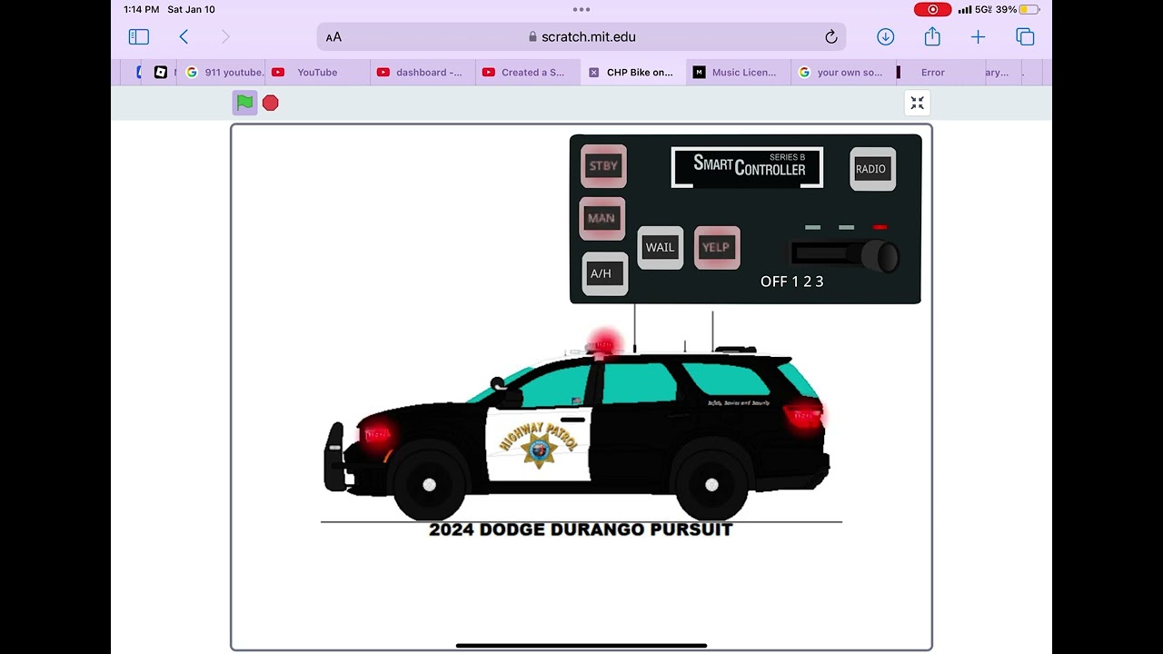 California Highway patrol smart controller lights and sirens