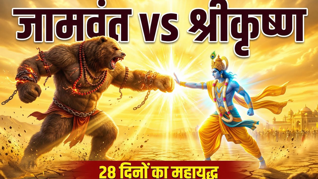 श्री कृष्ण vs जामवंत | २८ दिन का महायुद्ध | jamvant | श्री कृष्ण vs जामवंत | Mythology | movies| 