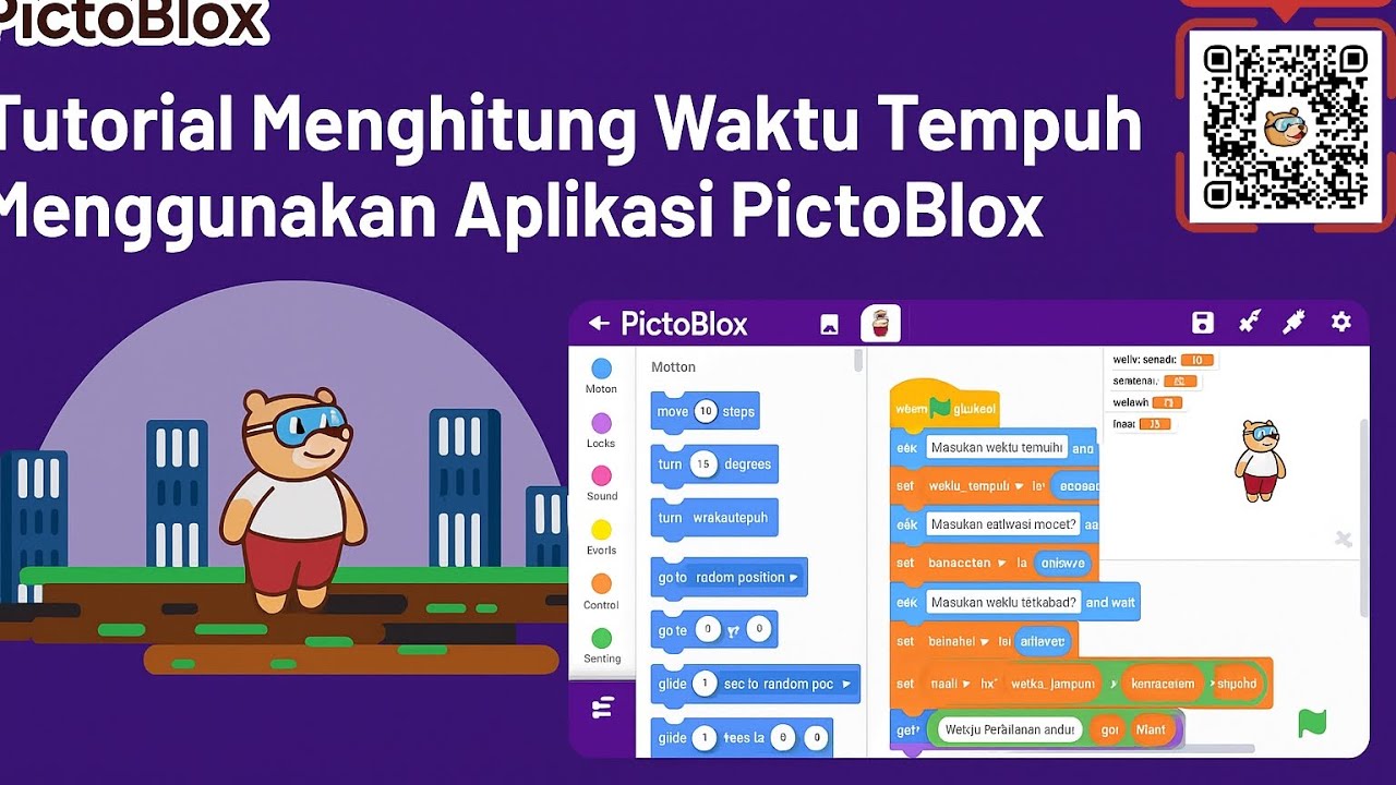 TUTORIAL MENGHITUNG WAKTU TEMPUH MENGGUNAKAN APLIKASI PICTOBLOCK