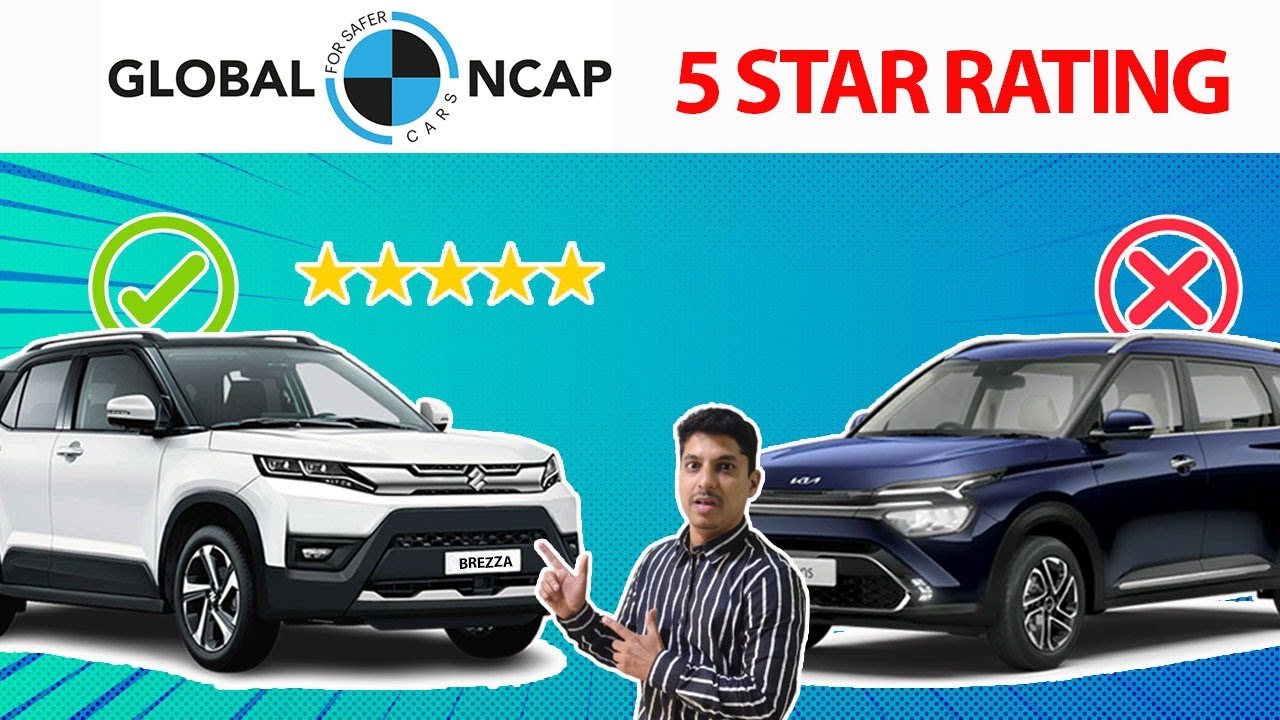 5 Star Rating मिली Brezza 2022 को ? Maruti Brezza Facelift 2022 Safety Rating | Review With Vikas