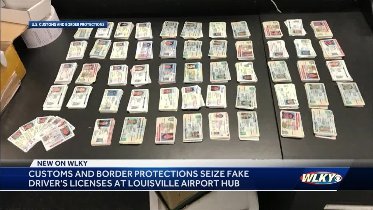 5,000+ fake IDs, blank licenses discovered at Louisville shipping hub