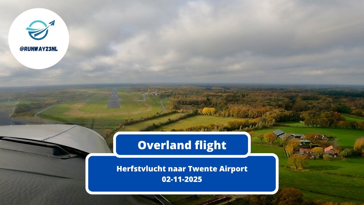 Herfstvlucht naar Twente Airport 02-11-2025