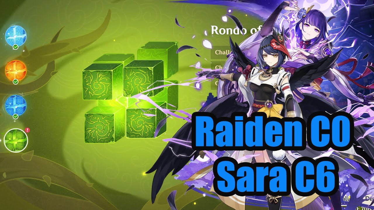 Raiden C0 & Sara C6 Hypercarry Hypostatic Symphony: Rondo of the forest corral genshin impact