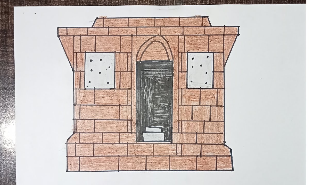 How to draw Allama iqbal Tomb | easy drawing | 9 november drawing |