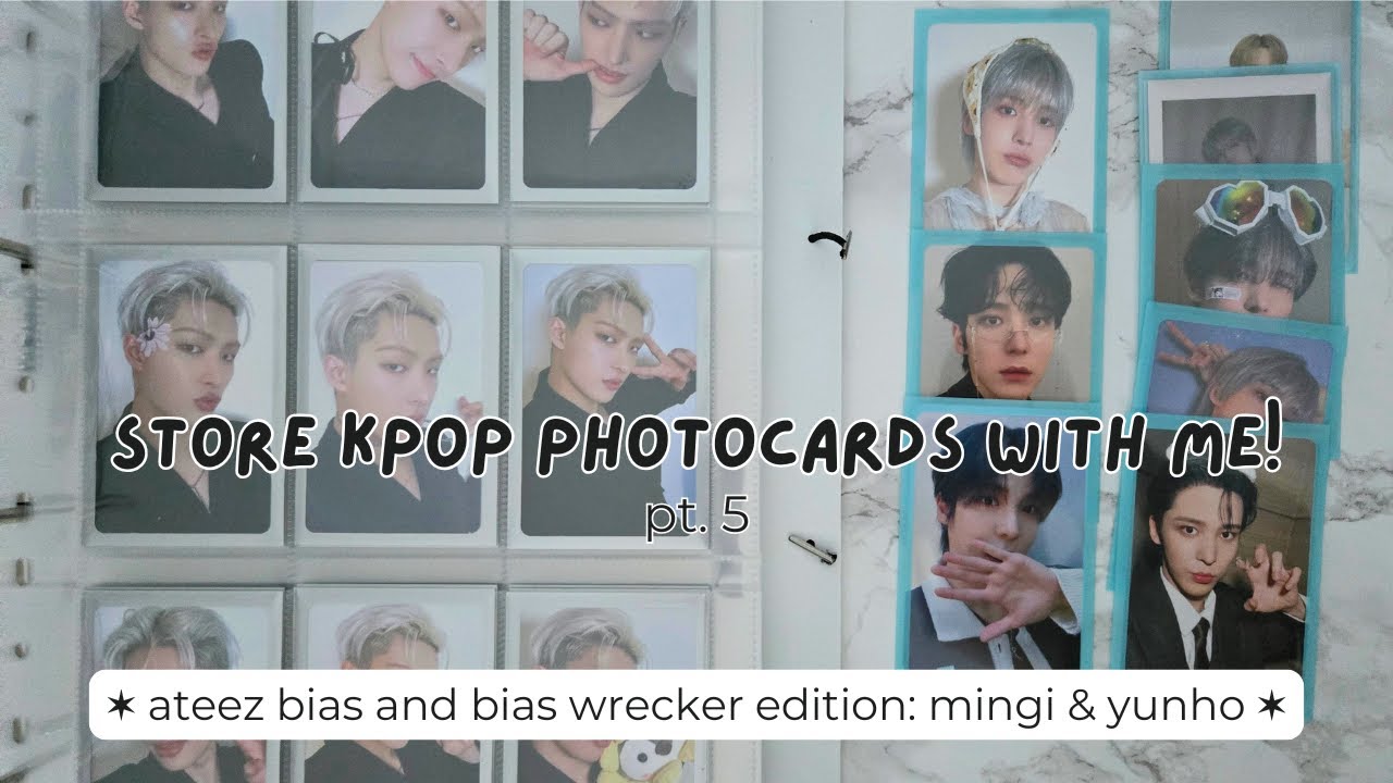 Storing photocards #5 ★ Ateez edition!