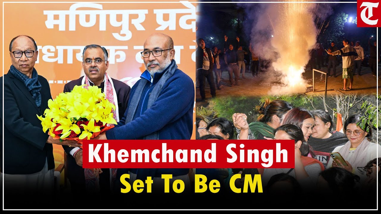 BJP elects Yumnam Khemchand Singh as Manipur legislature leader, set to take oath as Chief Minister