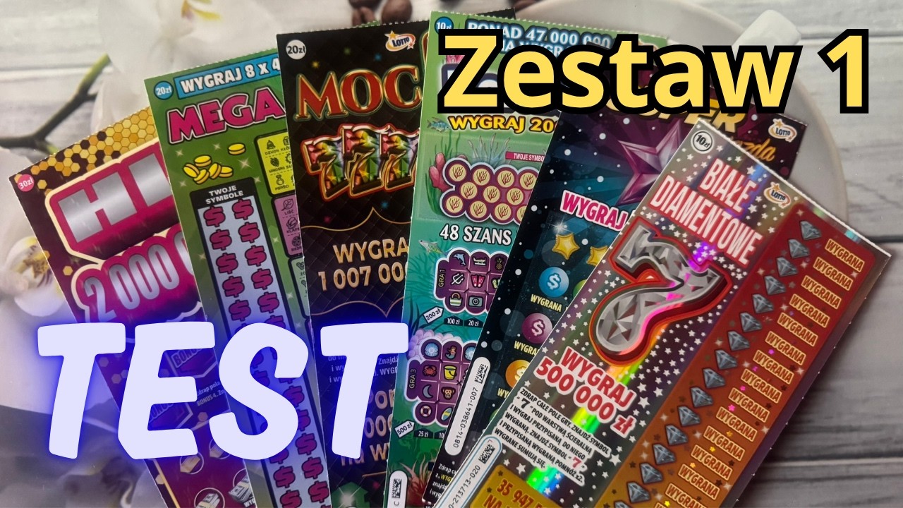 🥳Zdrapki Lotto👉ZDRAPKI ZA 100 ZŁ🤩DWA ZESTAWY😍ZESTAW NR. 1🥳TEST🥳