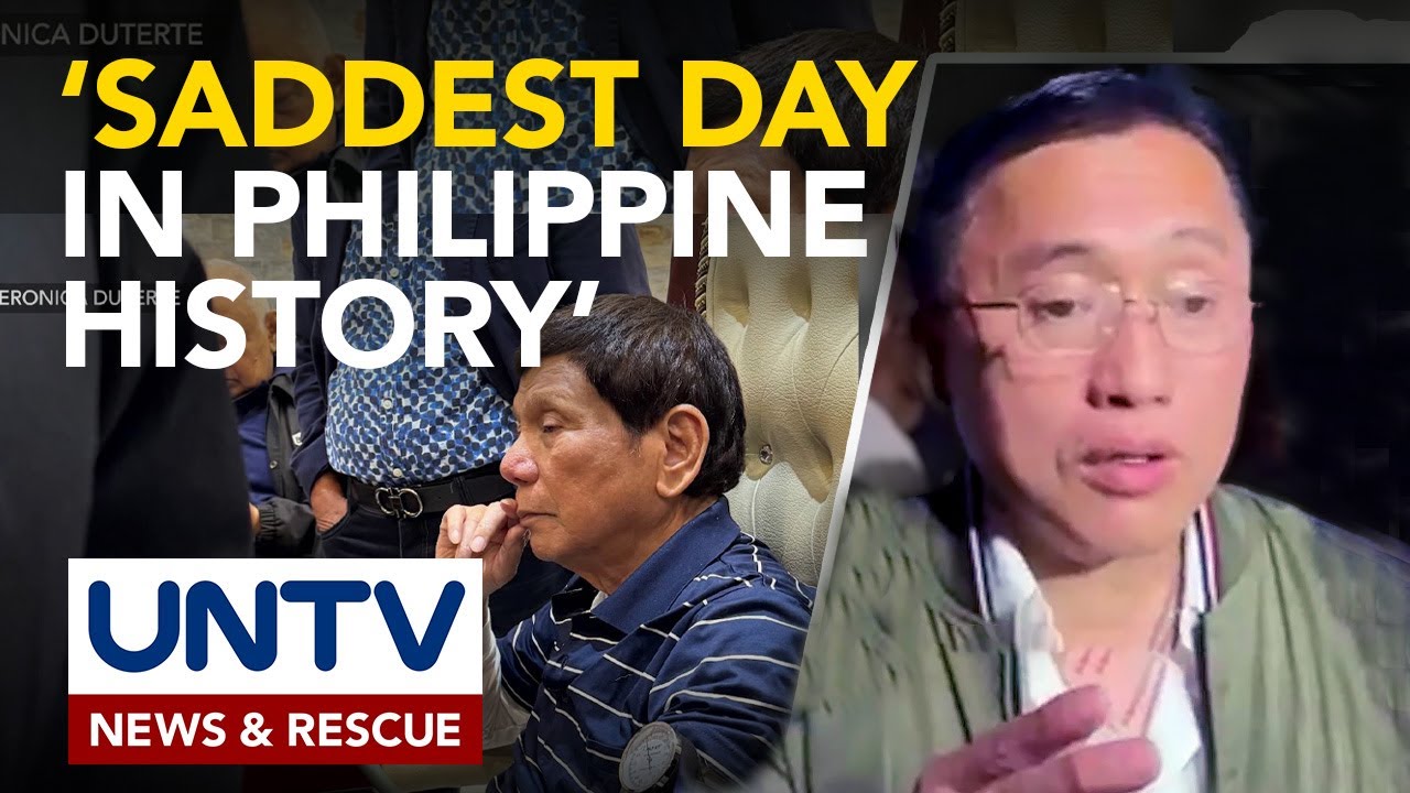 Senator Bong Go, naging emosyonal sa pag-alis ni former President Duterte