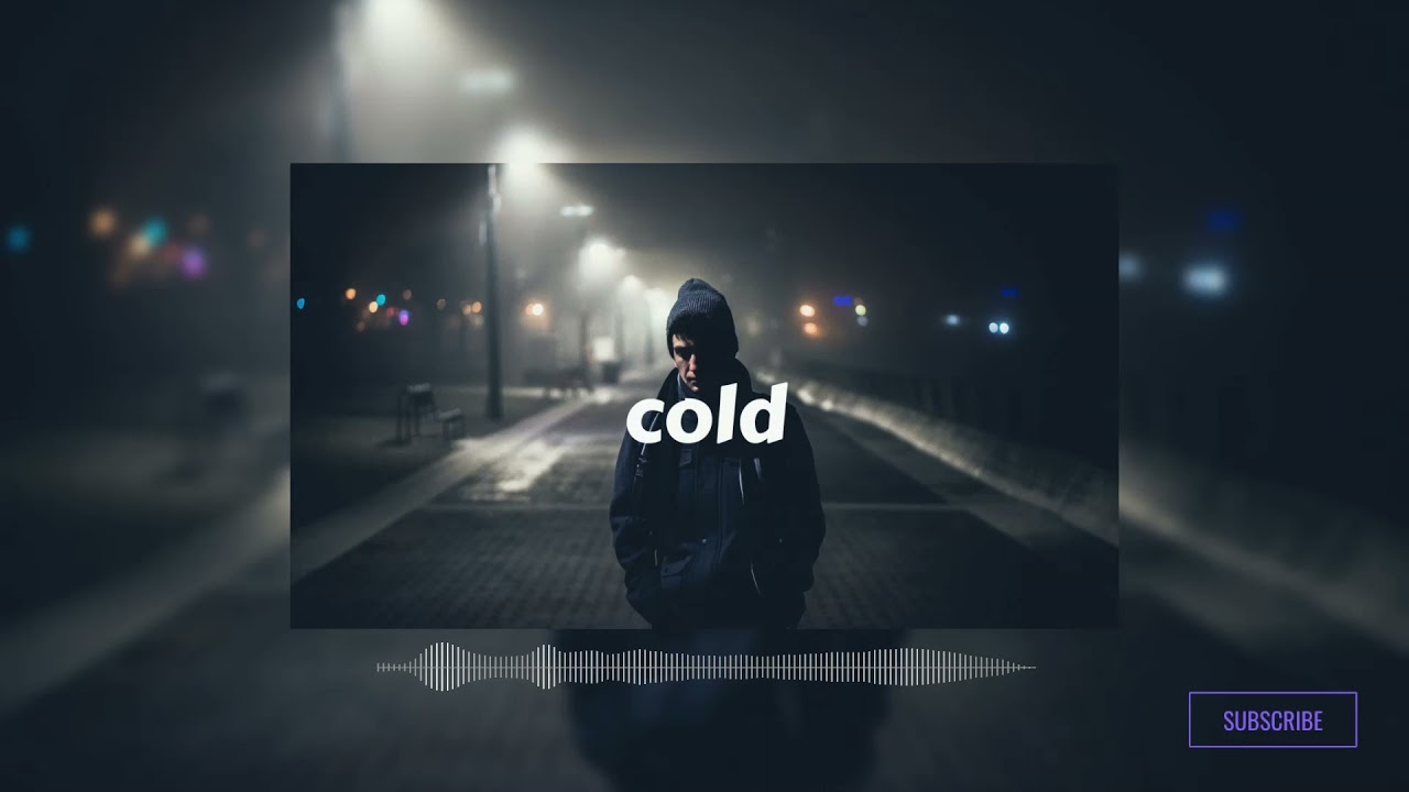 COLD - Guitar Drill Type Beat | Emotional Rap INSTRUMENTAL 2022