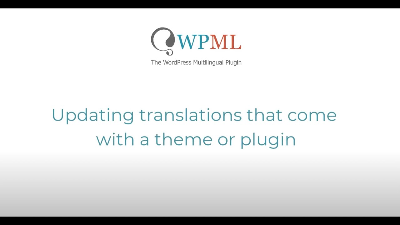 How to update missing theme or plugin translations with WPML