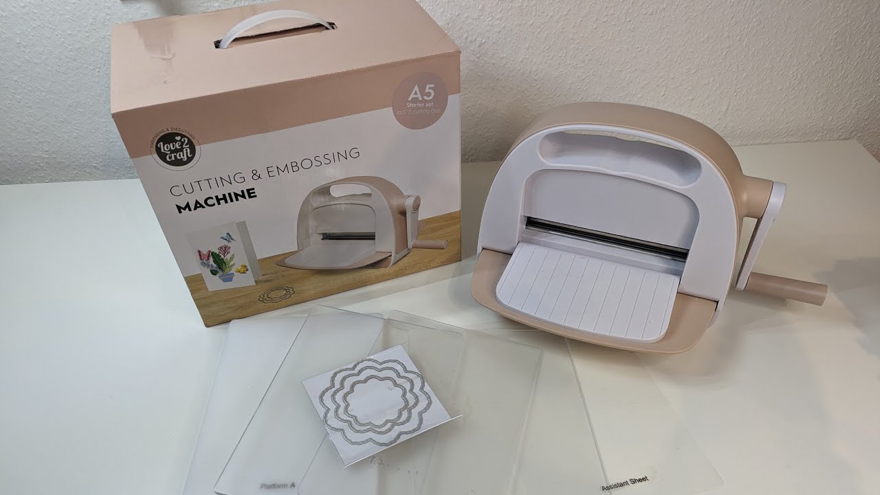 Unboxing der  Cutting & Embossing Machine vom Action wir testen die Stanzmaschine wie gut ist sie?