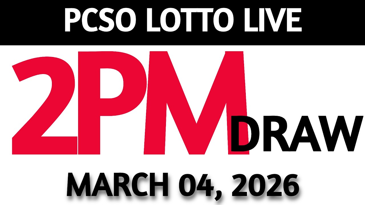 Lotto Result Today 2pm Draw March 04, 2026 Swertres Ez2  PCSO LIVE
