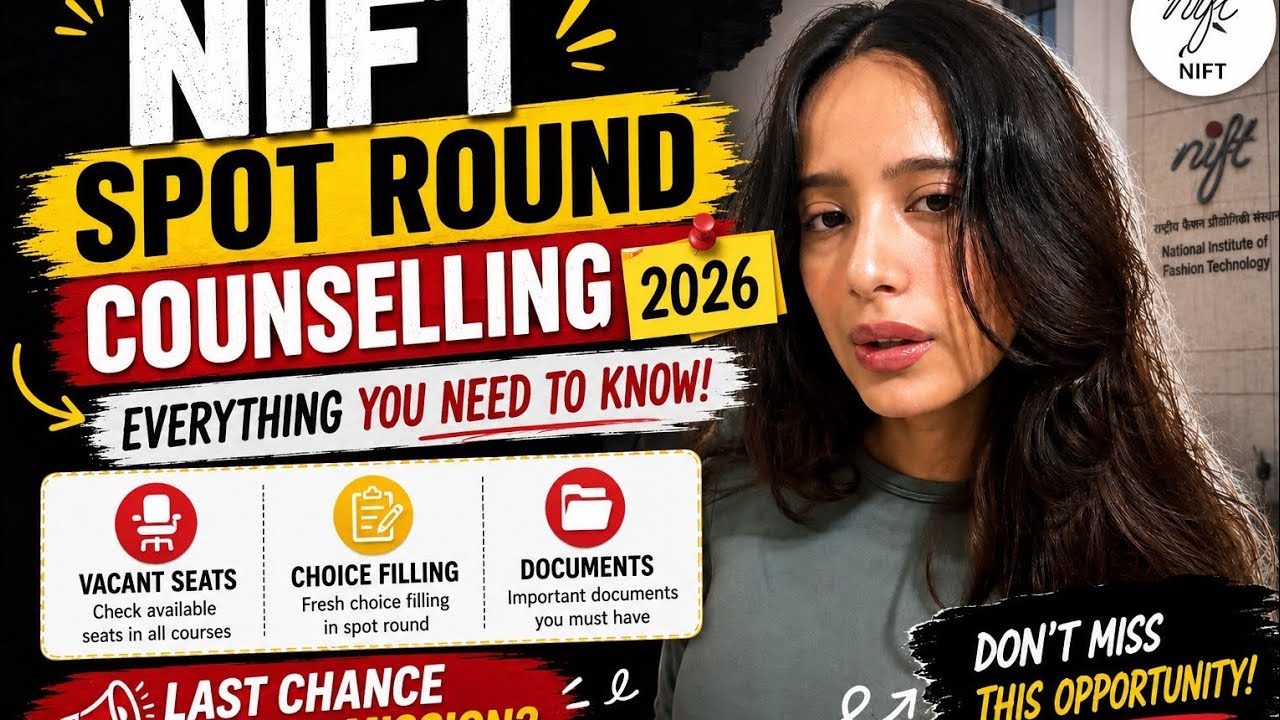 All about Nift spot round counselling | Must watch