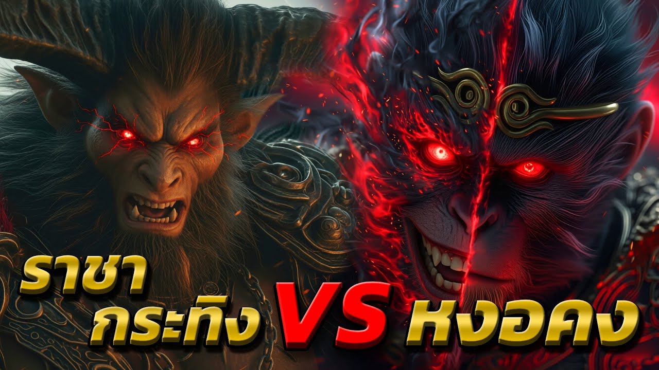 ไม่มีทางเลือก! หงอคงถึงกับต้องปลดปล่อยสัญชาติญาณดิบที่ควบคุมไม่ได้ | ราชาปีศาจกระทิง VS ซุนหงอคง
