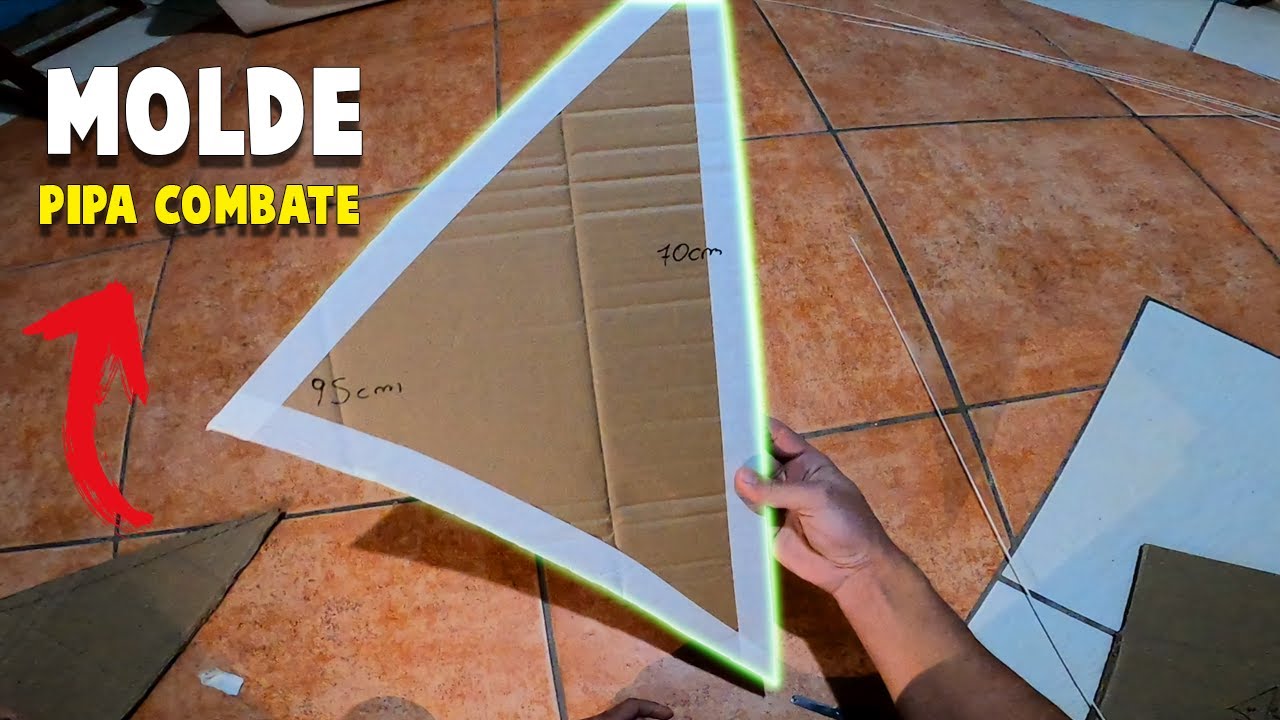 Como fazer Gabarito / Molde da raia veloster original pipa combate com papelão