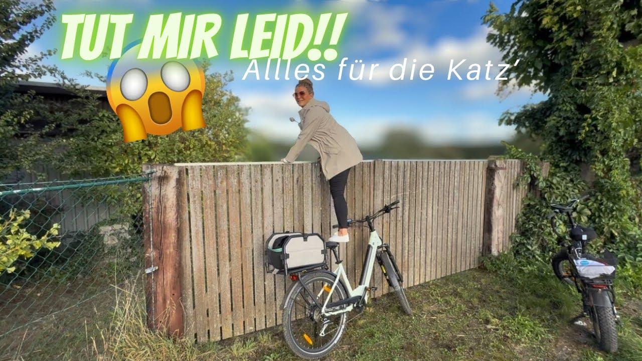 Anzeige geht raus.. Ich musste in den Garten einbrechen..