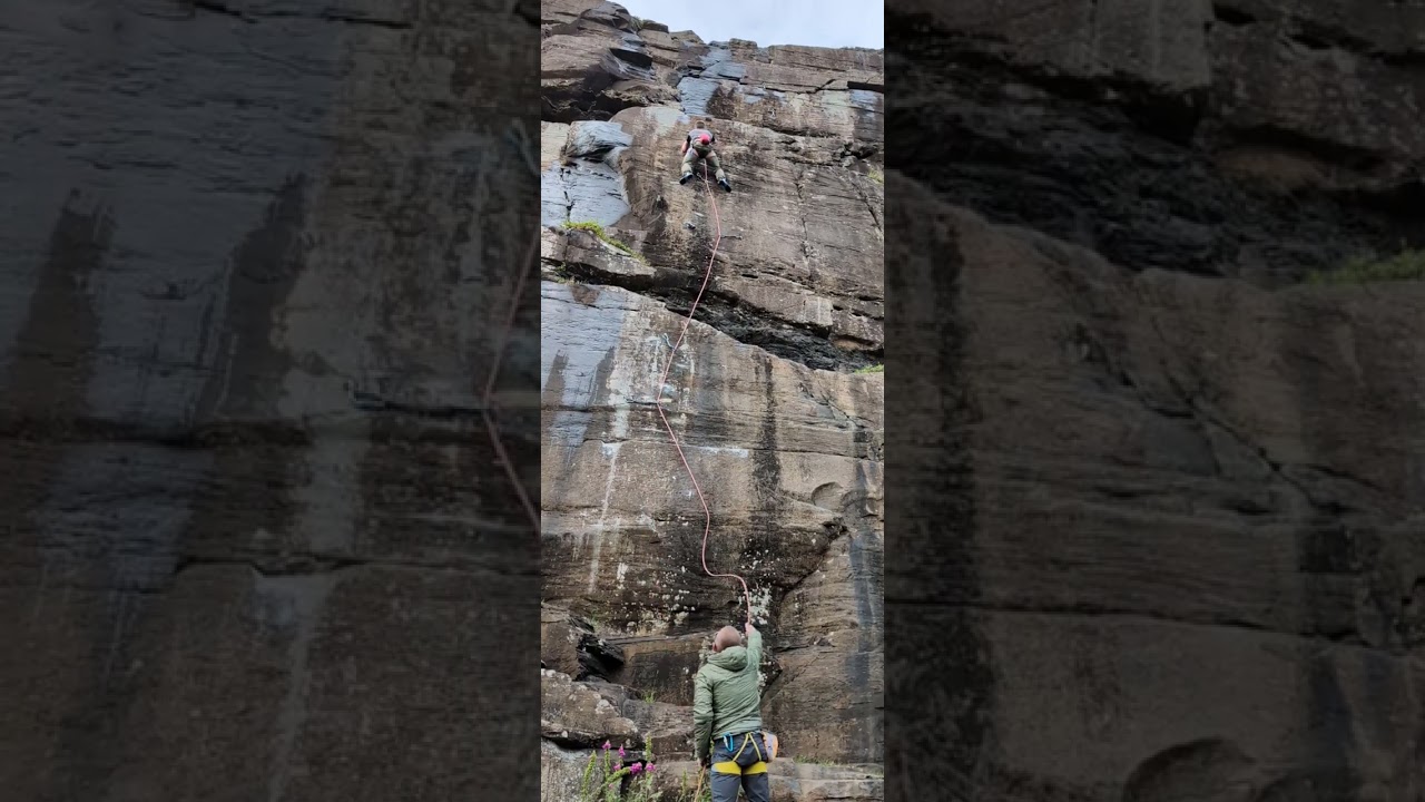 Man or Mouse 7b #climbing #slab #mindset #rockclimbing #southwales #commitment #journey