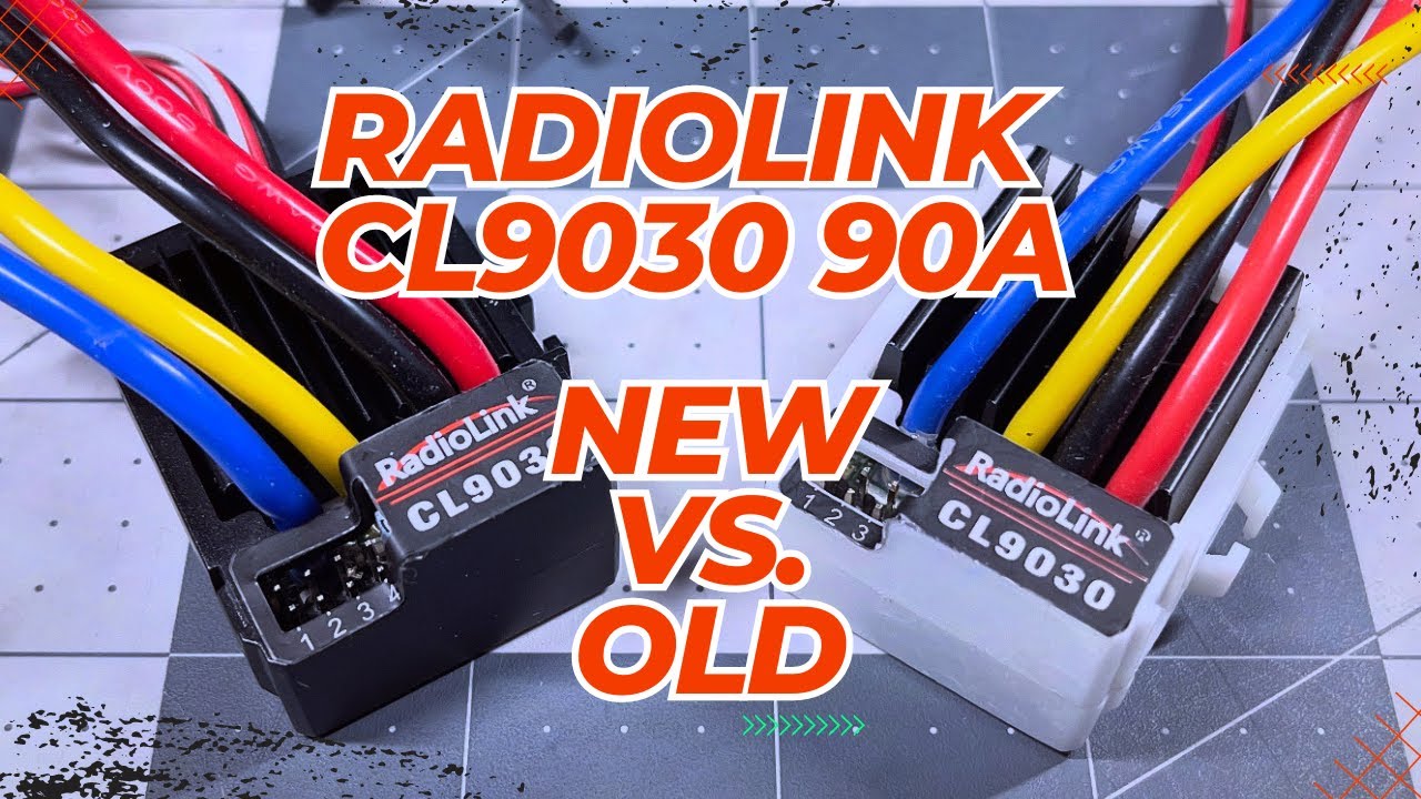 Comparing RadioLink Cool 9030 Brushed 90A ESC (2-4S) - Original vs. Gen 2