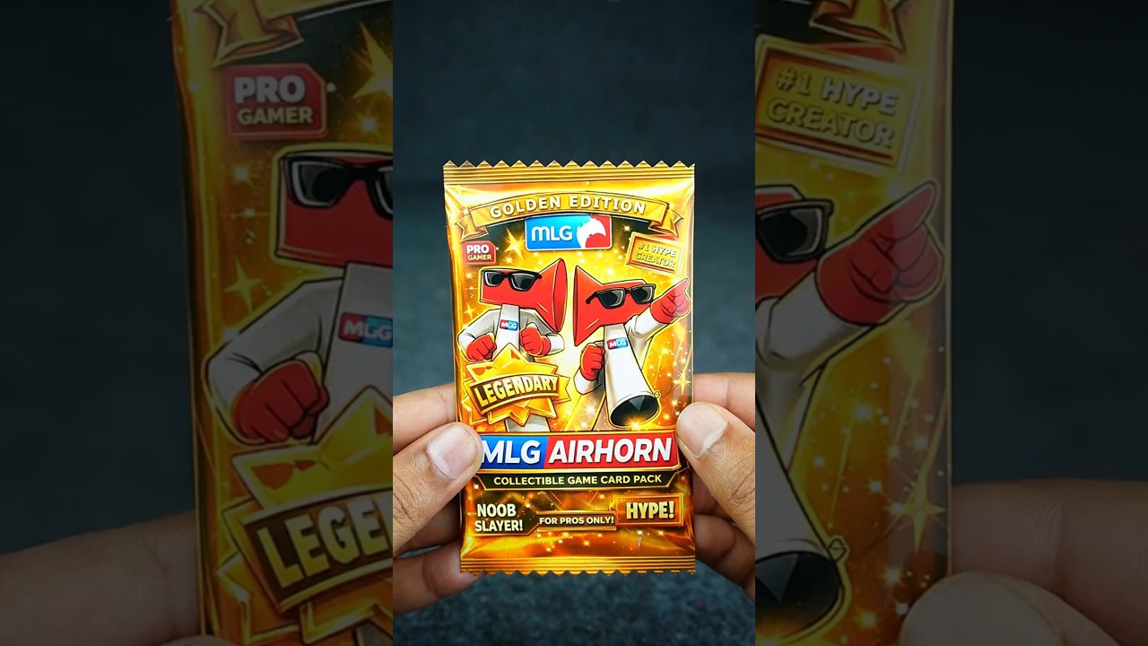 MLG Airhorn My Sprunki OC Unboxing DIY Golden Edition Game Cards #diy #craft #unboxing