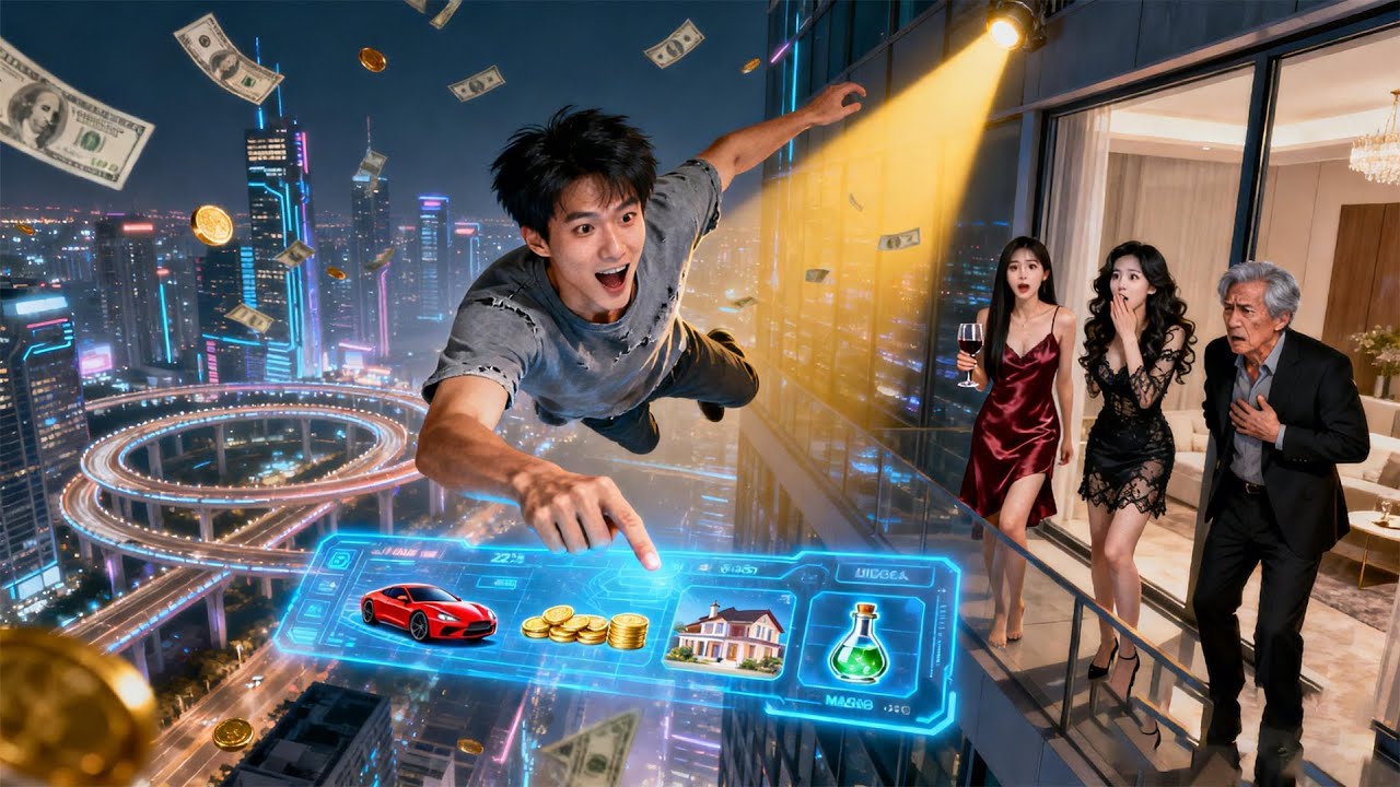 結巴小夥受盡親友羞辱，意外解鎖“逆天系統”，豪車美女走上人生巔峰，而達成終極任務，能讓每個看過這部劇的人都暴富
