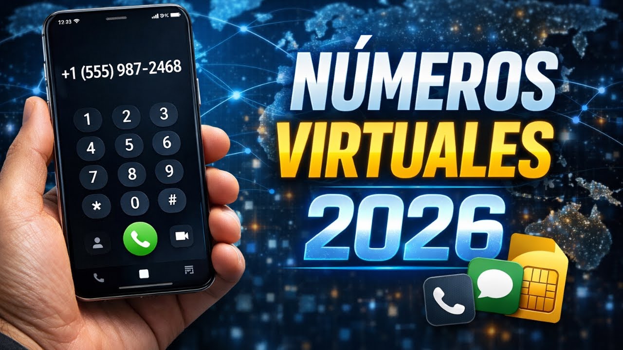 📱 N&Uacute;MEROS VIRTUALES GRATIS 2026 🔥  Recibe SMS y Activa WhatsApp F&aacute;cil