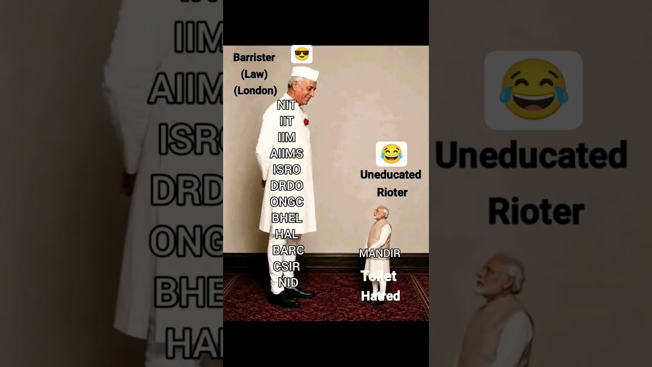 Jawaharlal Nehru vs Narendra Modi 😂