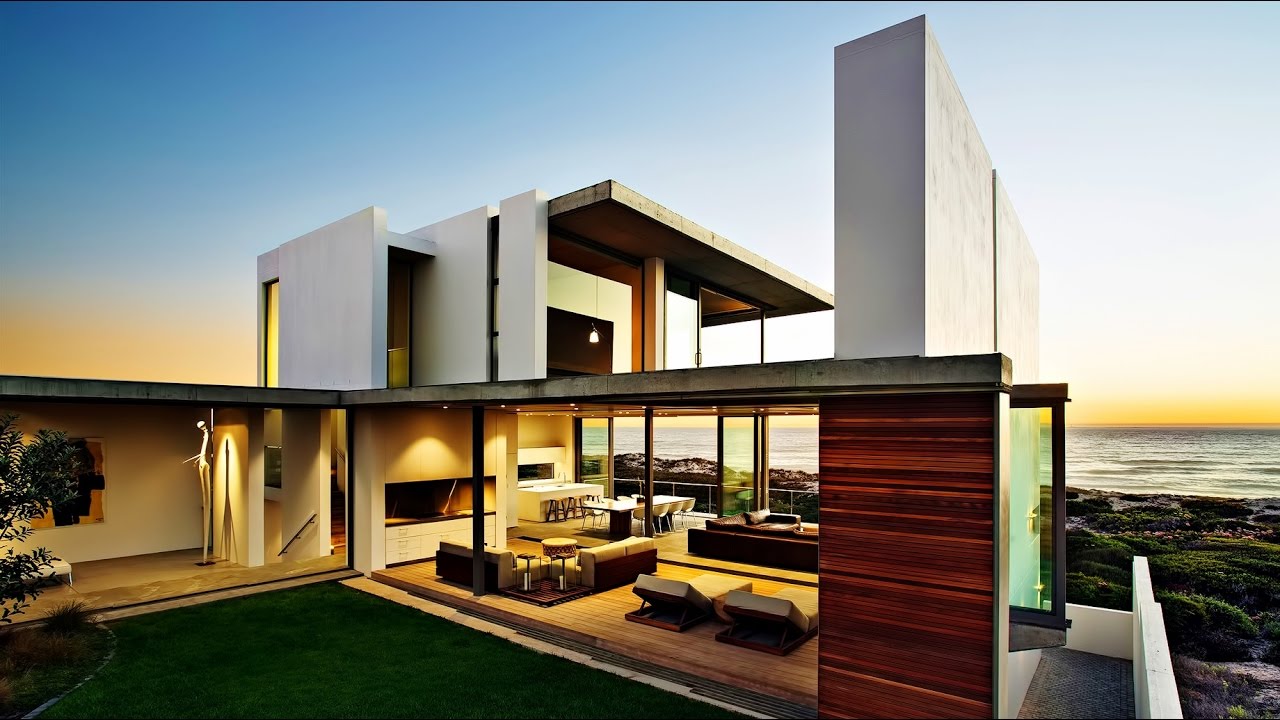 Sophisticated Elegant Oceanfront Contemporary Luxury Residence in Western Cape, South Africa