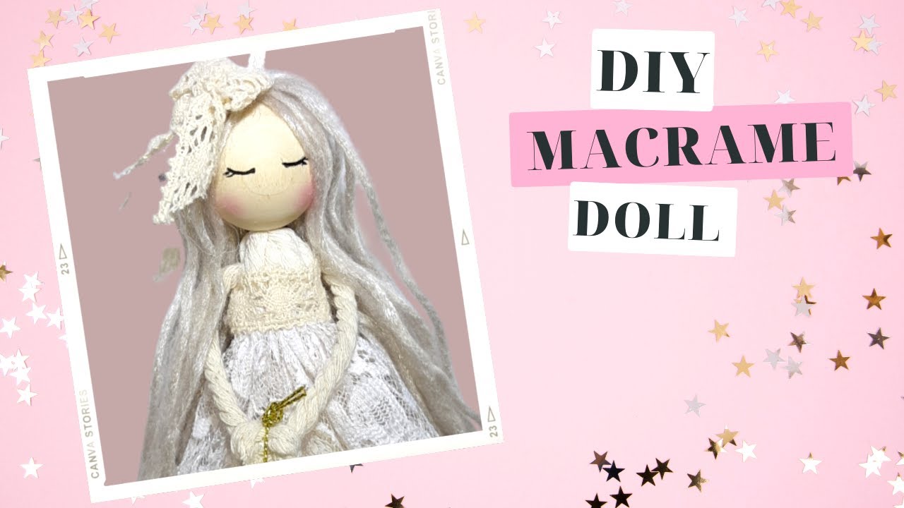 Diy tutorial | Beginner training to make macrame doll