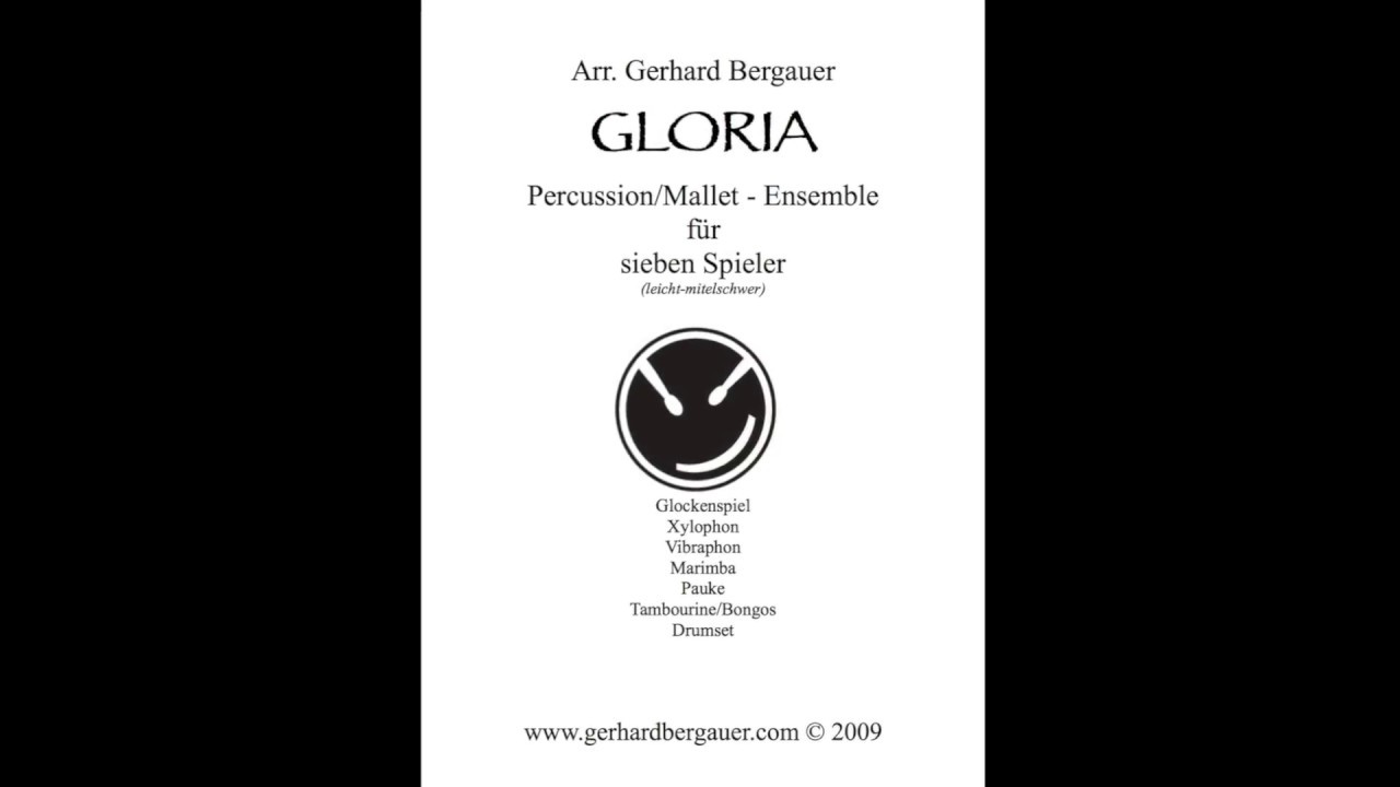 Gloria Partitur Video