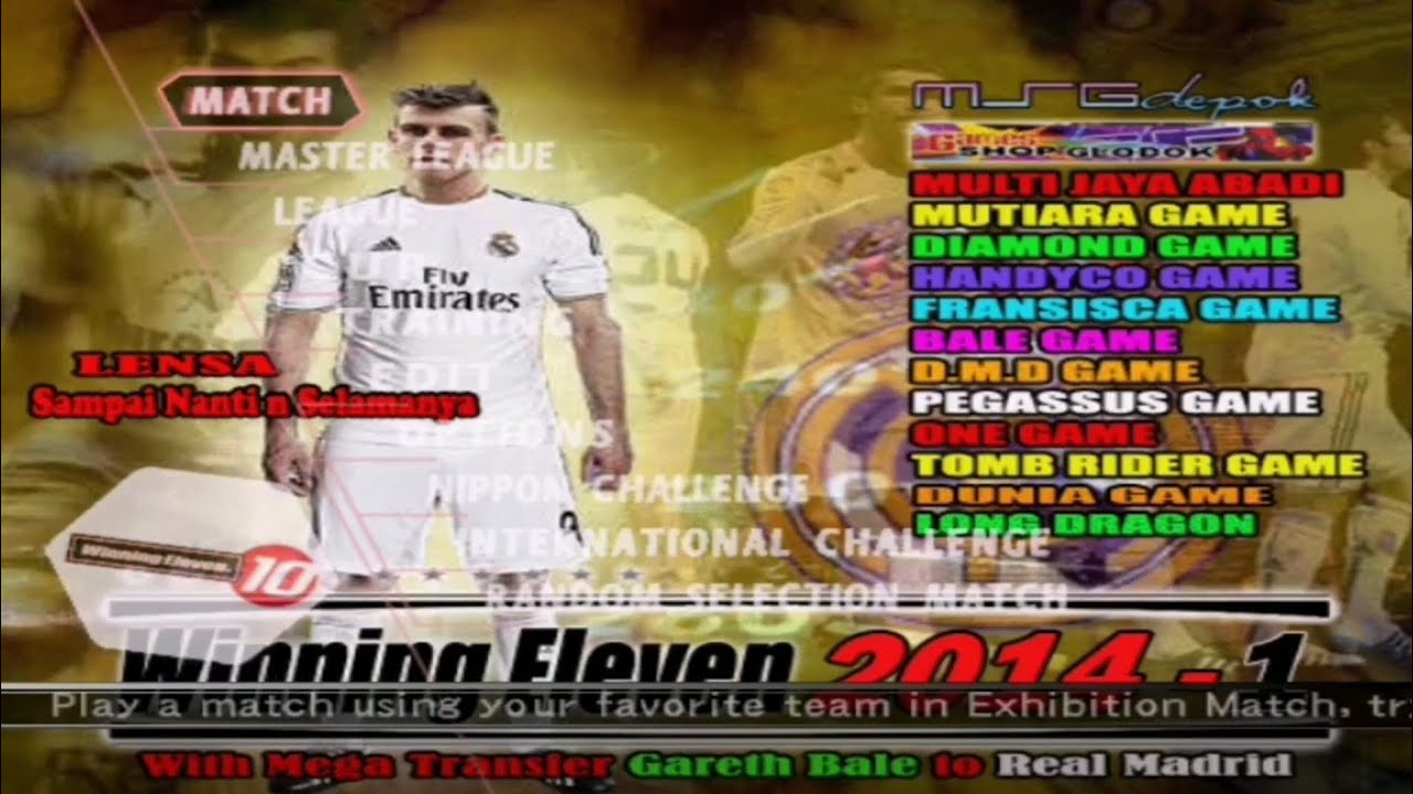 WINNING ELEVEN 2014-01 - GARETH BALE TO REAL MADRID