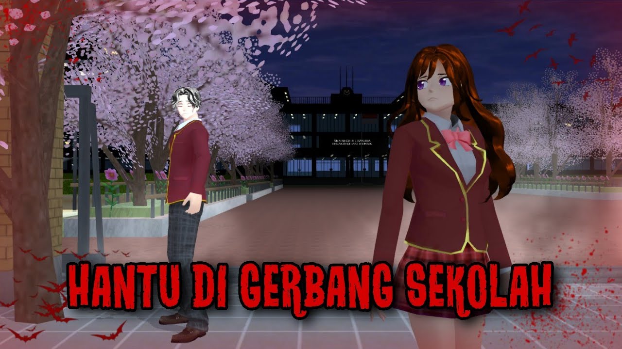 HANTU DIGERBANG SEKOLAH || HORROR MOVIE SAKURA SCHOOL SIMULATOR