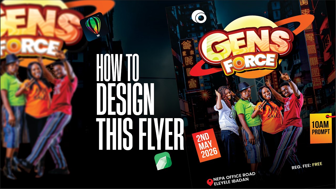 CorelDraw Tutorials  | FLYER DESIGN 2026