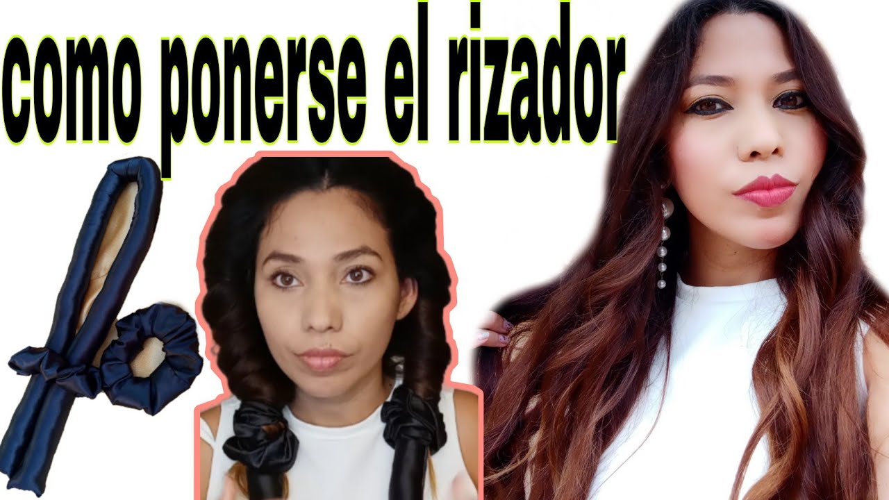 como ponerse el rizador de seda, heatlesscurls, como se pone el rizador de tendencia de tik tok