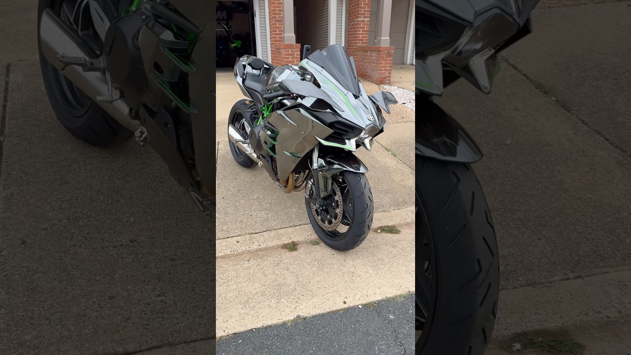 First Ninja H2 Cold Start with Full Vandemon Titanium exhaust setup🔥