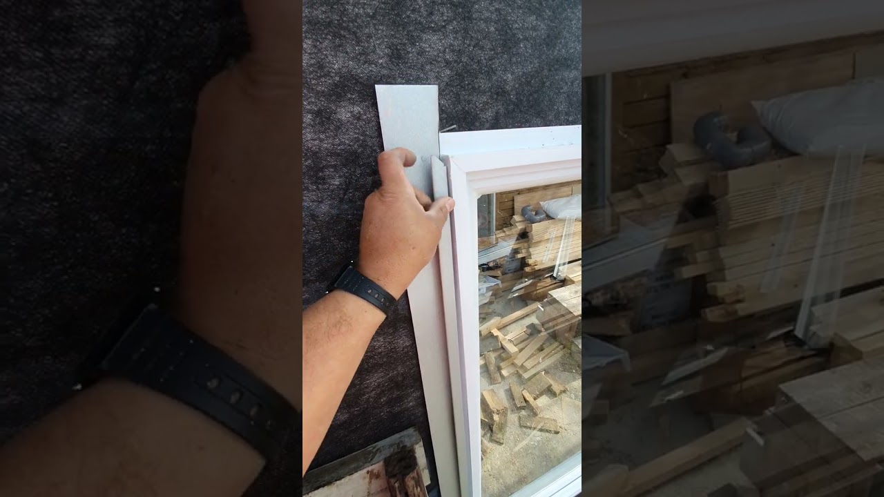como instalar cortagorera o corta gota de zinc en ventanas.