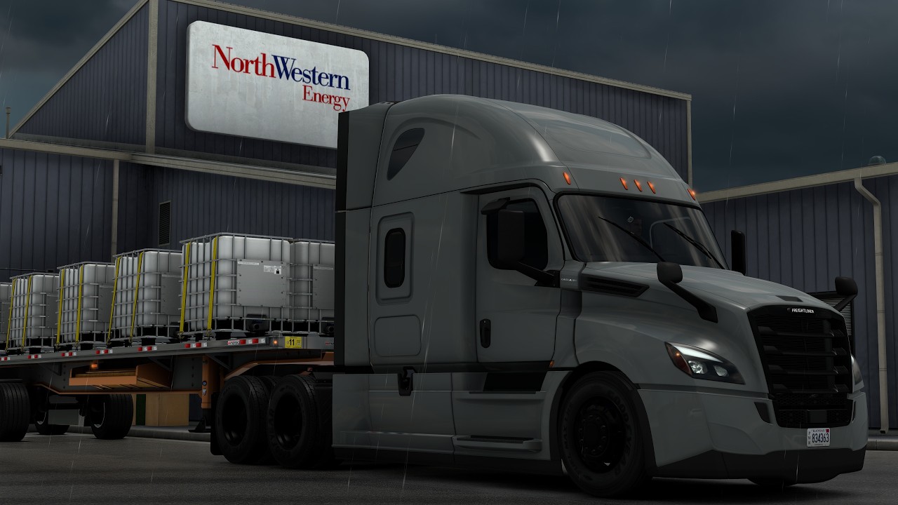 ZEEMODS Updated Freightliner Effects| Freightliner Cascadia| American Truck Simulator (ATS 1.58)