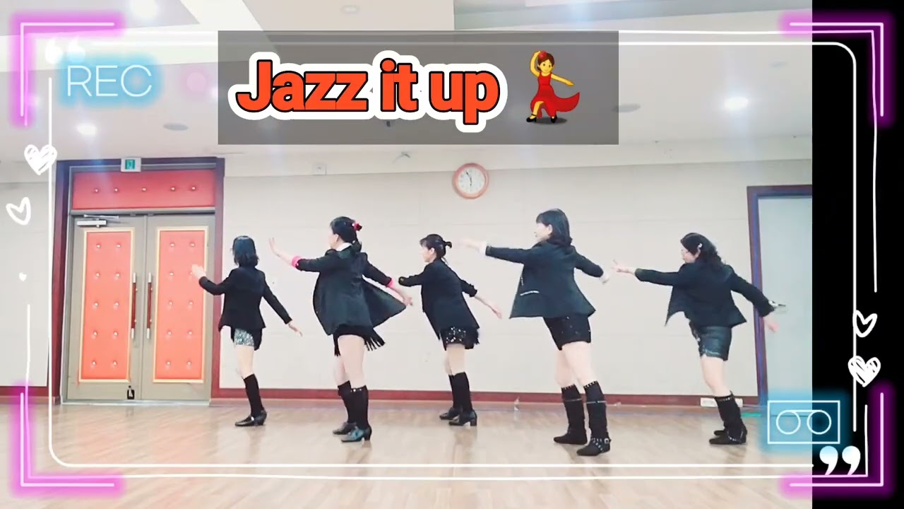 #Jazz It Up Line Dance재즈 잇 업 (Improver : Rob Fowler) - Demo