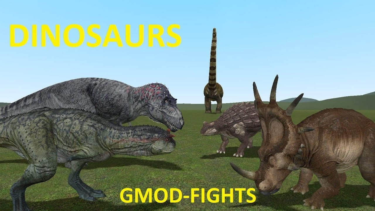 EPIC NEW DINOSAURS! - GMOD-FIGHTS