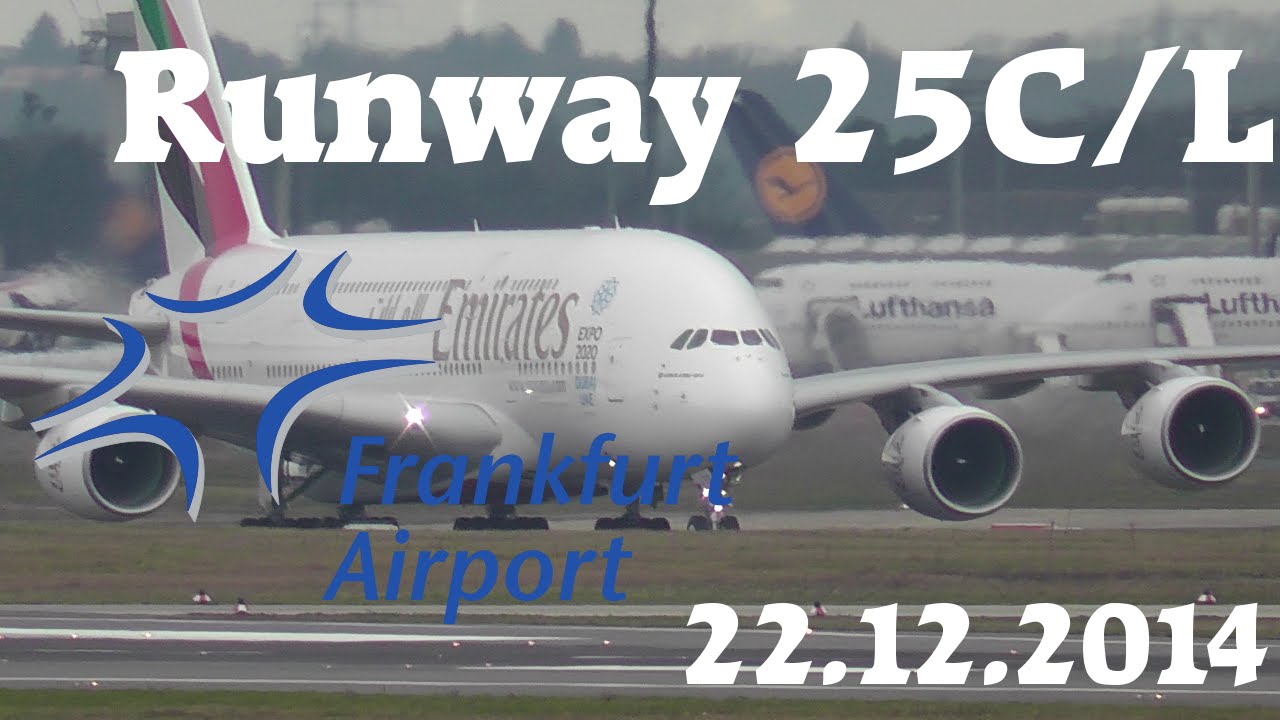 Frankfurt Airport Spotting 22.12.2014 [FullHD]