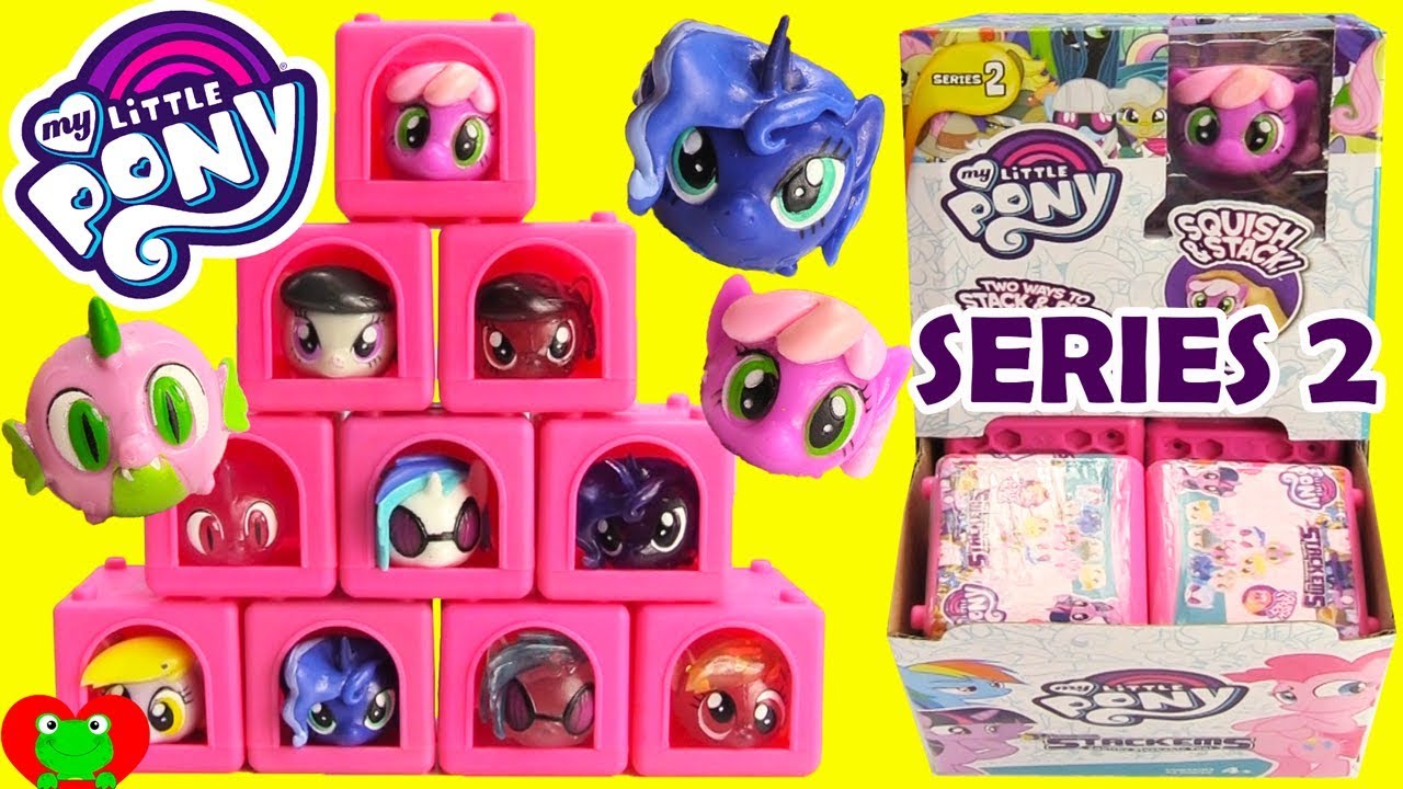 Collecting My Little Pony Mashems Stackems MLP Series 2 Princess Luna, Cheerilee, Derpy