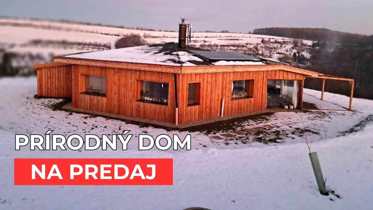 Prírodný sebestačný dom na polosamote │ DOM NA PREDAJ