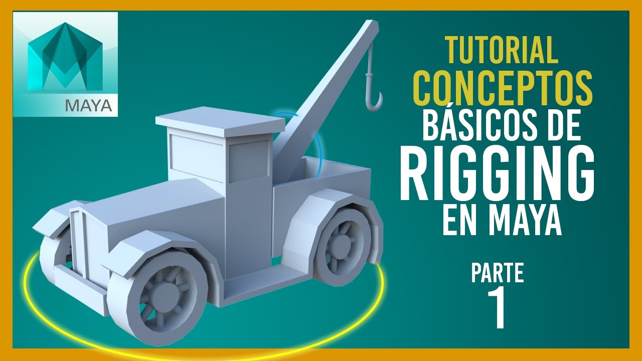 Conceptos básicos de rigging en Maya ::: Parte 1 / Toy car rig Curso GRATUITO de rig en Maya ❤️