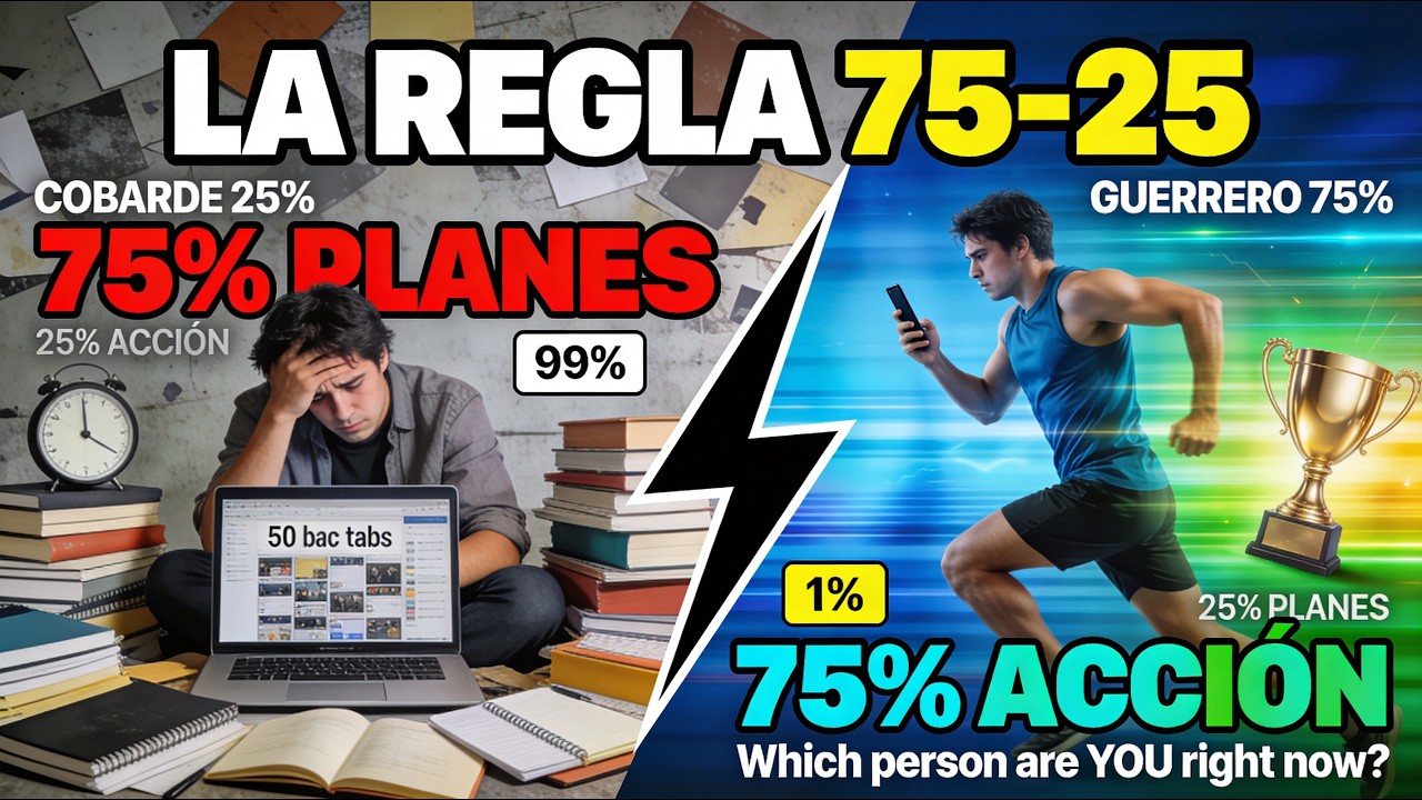 Por Qué el 99% Tiene Su Vida AL REVÉS (Regla 75-25)