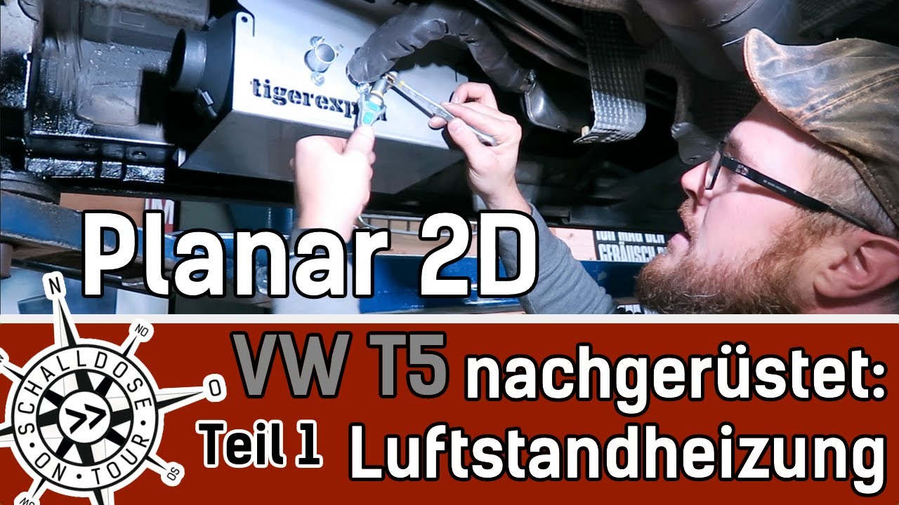 VW T5 / T6: Luft-Standheizung nachrüsten Teil 1 || Planar 2D  / AIR 2D || SCHALLDOSE ON TOUR