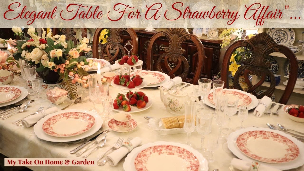 Elegant Table Setting Featuring 