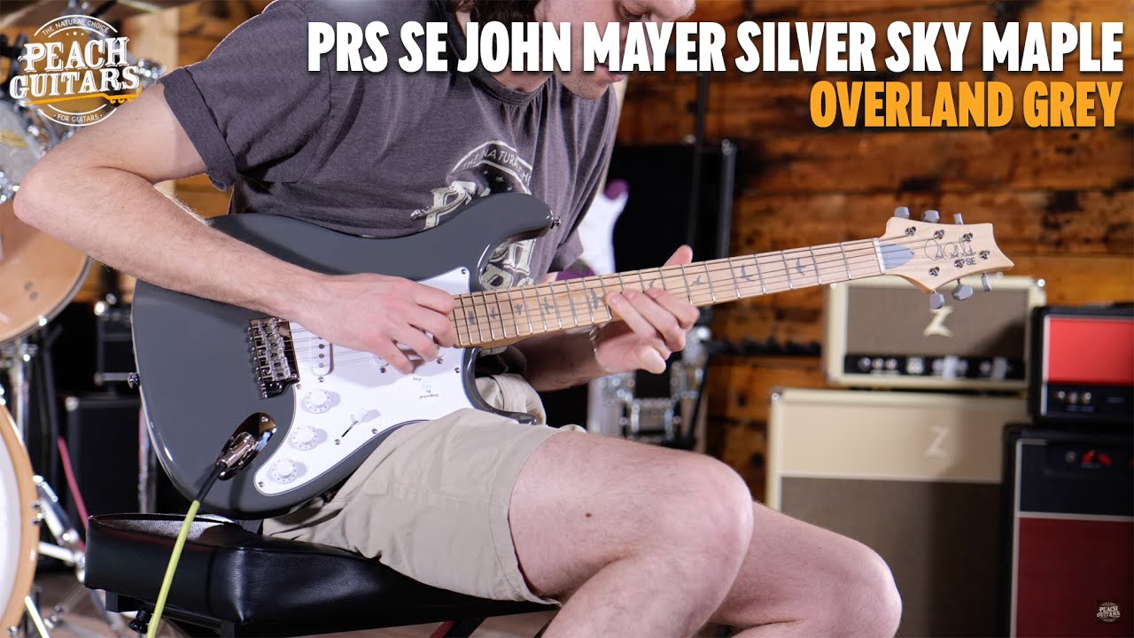 No Talking...Just Tones | PRS SE Signature | SE John Mayer Silver Sky Maple - Overland Grey