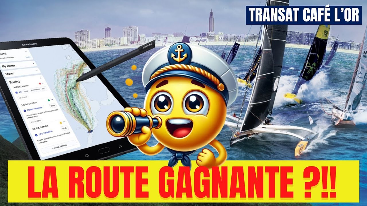 Transat Café L'or: La route pour gagner la course sur Virtual regatta en IMOCA avec Dorado!
