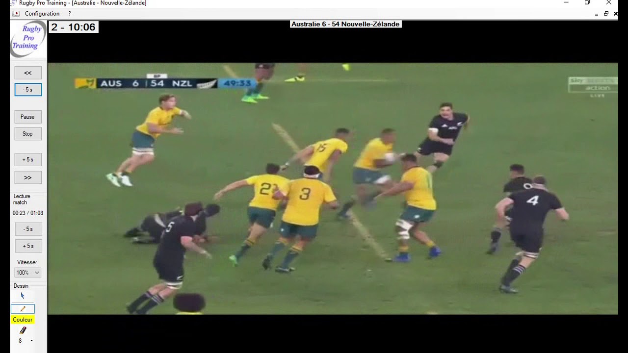 Rugby : Supports after a line break
