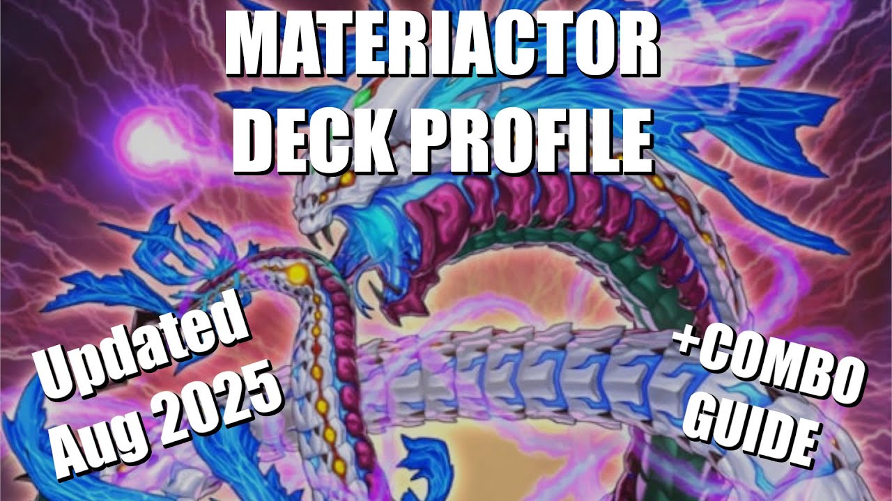 This Rogue Deck Searches 3 Handraps! Yu-Gi-Oh! Materiactor Deck Profile August 2025