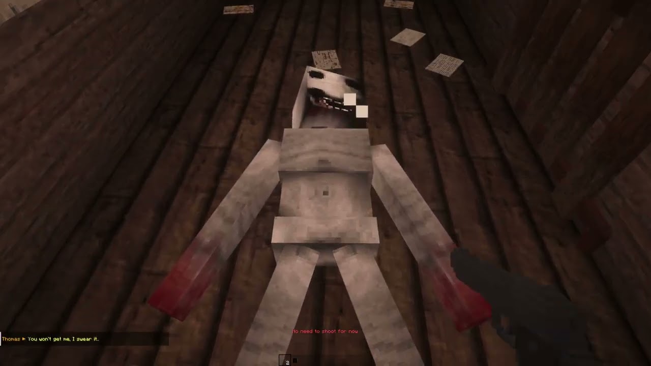 Minecraft map 629 ( BLACKWOOD ) Good Ending